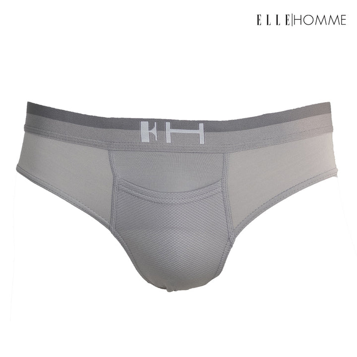 ELLE HOMME COOL COLLAGEN | แพ็ค 1 ชิ้น กางเกงในทรง BRIEF นวัตกรรมใหม่ COLLAGEN นุ่มเนียน สบายผิว | KUB8002W3 ICCSHOPPING