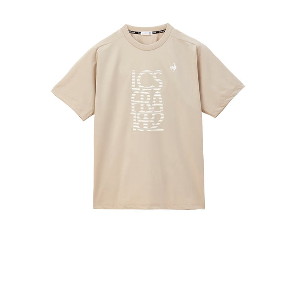 le coq sportif เสื้อเทรนนิ่ง ออกกำลังกาย ผู้ชาย สีเบจ 