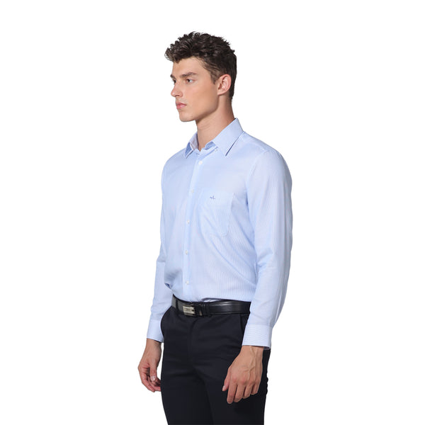 ARROW เสื้อเชิ้ตแขนยาว Bamboo ทรง Comfort Fit (ทรงหลวม) สีฟ้า MACC398 