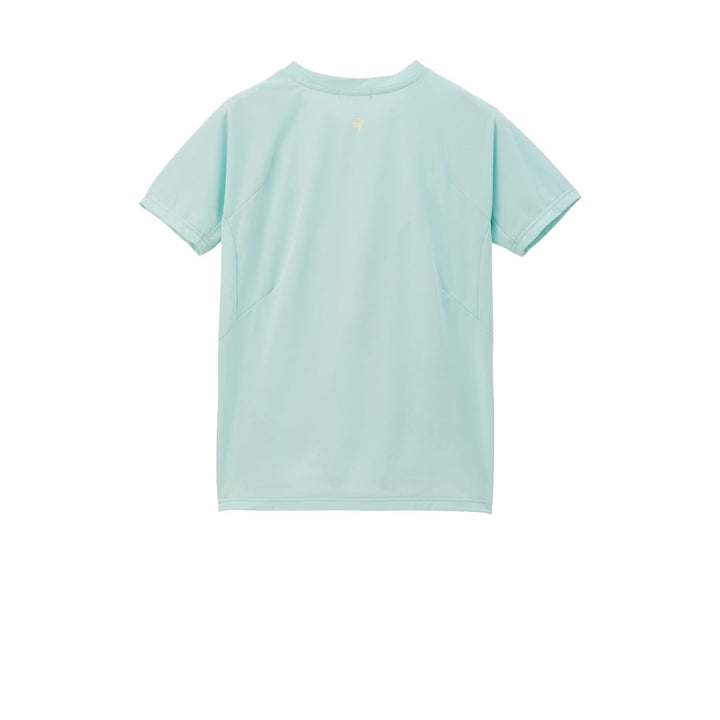 le coq sportif เสื้อเทรนนิ่ง ออกกำลังกาย ผู้หญิง สีเขียว (T-shirt, เสื้อยืด, เสื้อออกกำลังกาย, lecoq, เลอค็อก) 