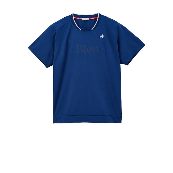 le coq sportif เสื้อฟุตบอล ผู้ชาย สีน้ำเงิน (T-shirt, เสื้อยืด, เสื้อออกกำลังกาย, football, lecoq) 