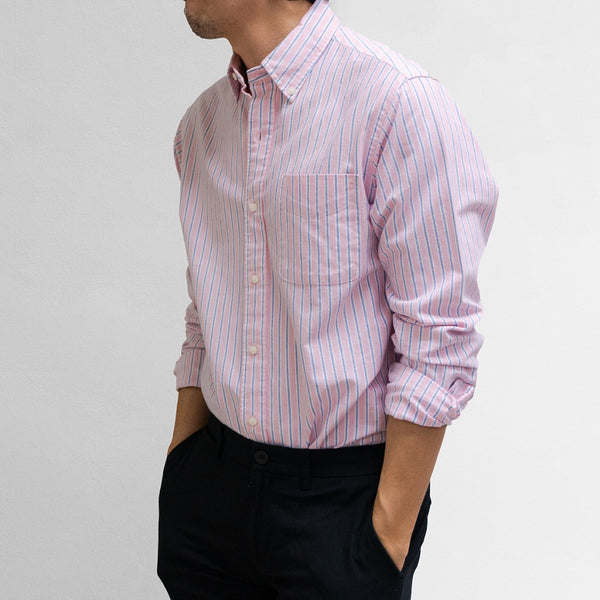 era-won เสื้อเชิ้ต รุ่น Oxford shirts ทรง Comfort fit สี Candy Pink 