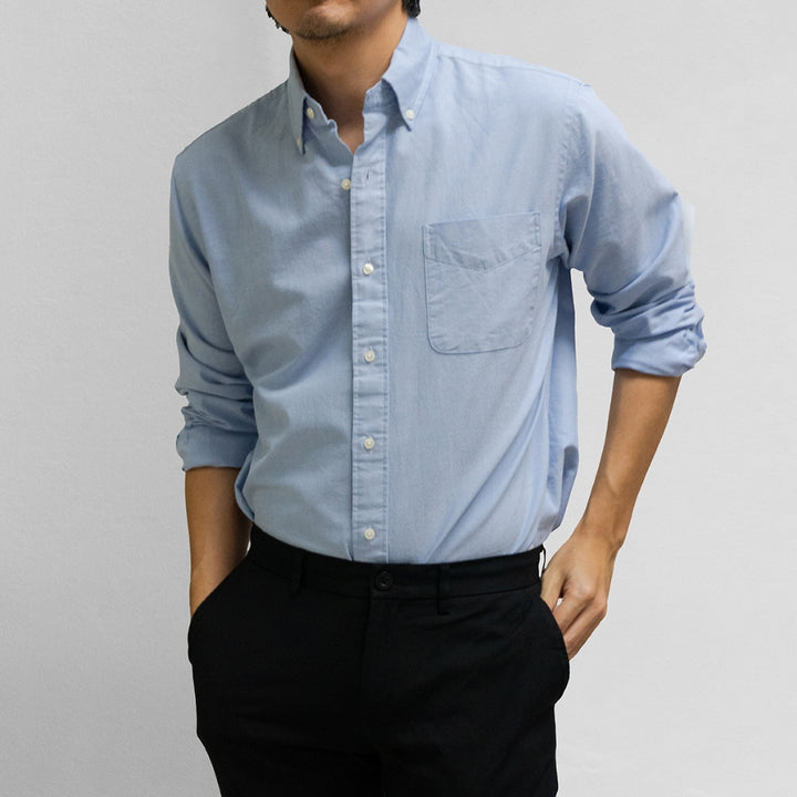 era-won เสื้อเชิ้ต รุ่น Oxford shirts ทรง Comfort fit สี  Blue Brothers 