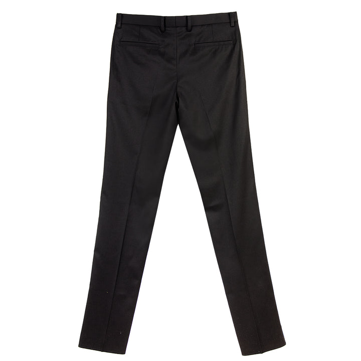 Guy Laroche กางเกงสแล็ค ทรงกระบอก ไม่มีจีบทรงSLIM FIT - สีดำ  รุ่นBSB6281P4 