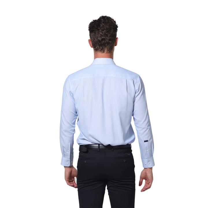 ARROW เสื้อเชิ้ตแขนยาว Bamboo ทรง Comfort Fit (ทรงหลวม) สีฟ้า MACC398 