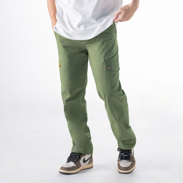 era-won กางเกงขายาว กระบอกกลาง รุ่น Cargo V2 สี Green 
