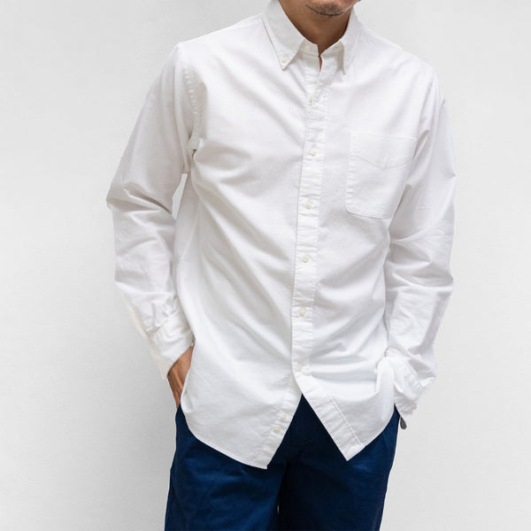 era-won เสื้อเชิ้ต รุ่น Oxford shirts ทรง Comfort fit สี  White 