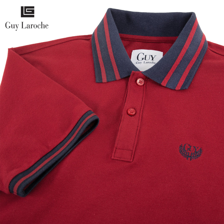 Guy Laroche เสื้อโปโล DKP6201P4 เนื้อผ้านุ่ม สวมใส่สบาย  รีดง่าย 