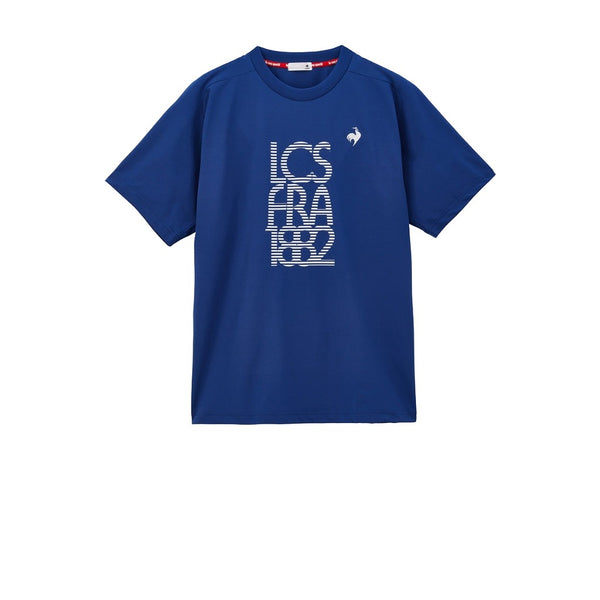 le coq sportif เสื้อเทรนนิ่ง ออกกำลังกาย ผู้ชาย สีฟ้า 