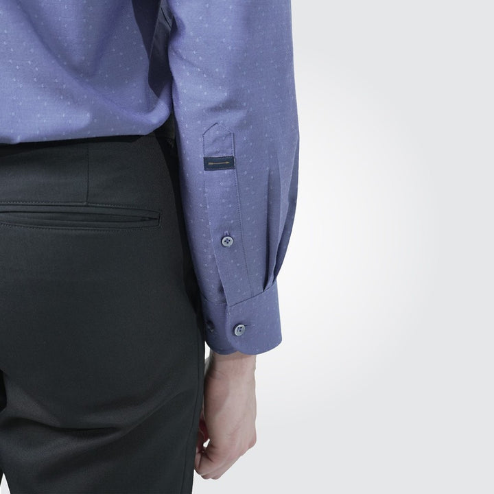 ARROW เสื้อเชิ้ต แขนยาว BAMBOO ทรง Smart สีกรม MACM907 