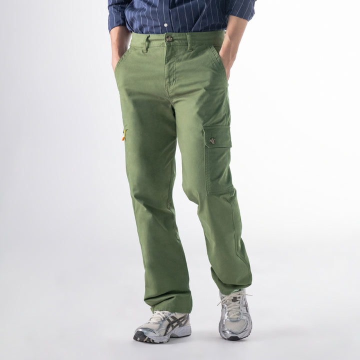 era-won กางเกงขายาว กระบอกกลาง รุ่น Cargo V2 สี Green 