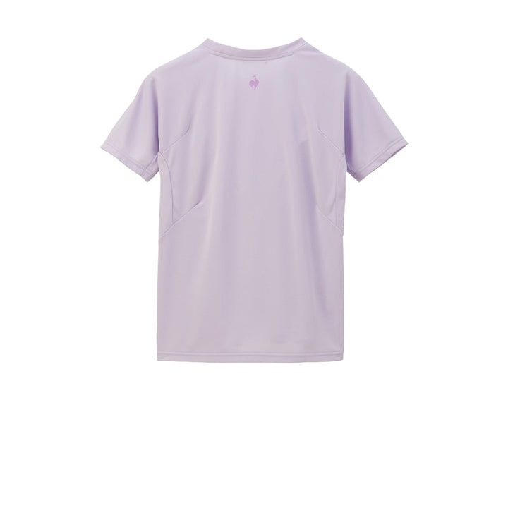 le coq sportif เสื้อเทรนนิ่ง ออกกำลังกาย ผู้หญิง สีม่วง (T-shirt, เสื้อยืด, เสื้อออกกำลังกาย, lecoq, เลอค็อก) 