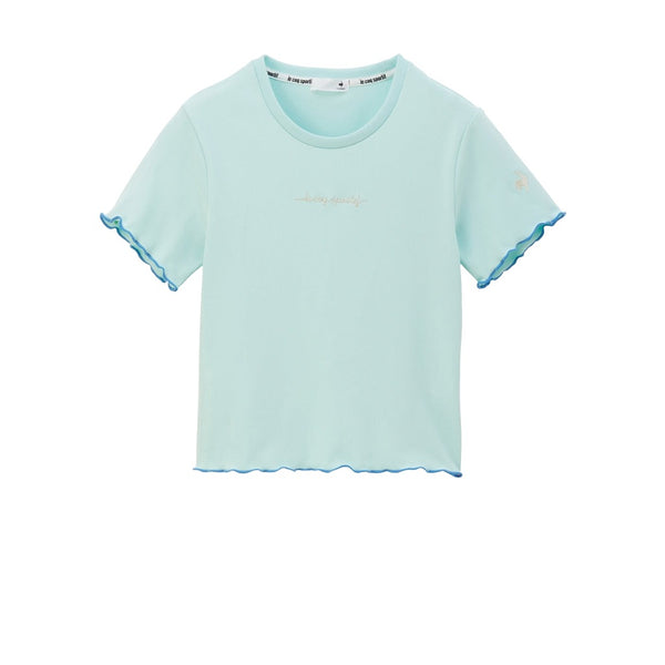 le coq sportif เสื้อผู้หญิง สีเขียว (T-shirt, เสื้อยืด, เสื้อครอป, lecoq, เลอค็อก) 