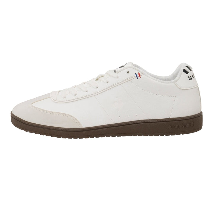 le coq sportif รองเท้าชาย-หญิง รุ่น LCS GARE II สีขาว-น้ำตาล 