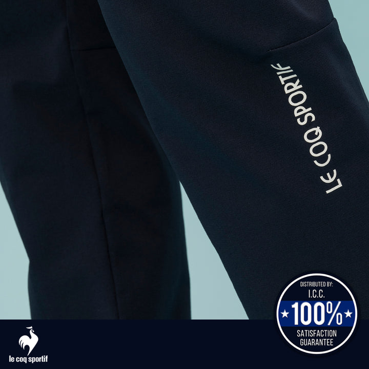 le coq sportif กางเกงวอร์มขายาว ออกกำลังกาย ผู้ชาย รุ่น LCS Plume สีกรม (กางเกงขายาว, Sport, Pants) 