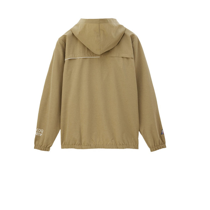 le coq sportif เสื้อแจ็คเก็ตฮู้ดดี้ ผู้ชาย สีเบจ 