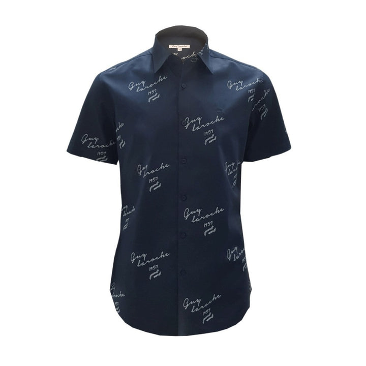 Guy Laroche เสื้อเชิ๊ตแขนสั้น รุ่น BAC5223P4NV 