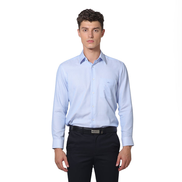 ARROW เสื้อเชิ้ตแขนยาว Bamboo ทรง Comfort Fit (ทรงหลวม) สีฟ้า MACC398 