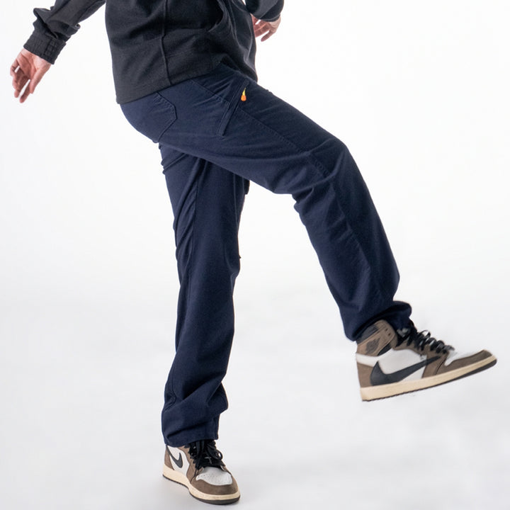 era-won กางเกงขายาว กระบอกกลาง รุ่น Cargo V2 สี Navy 