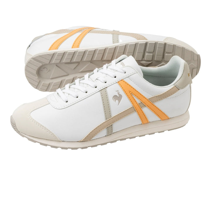 le coq sportif รองเท้าชาย-หญิง รุ่น LCS BERCY CLASSIC สีขาว-เหลือง 