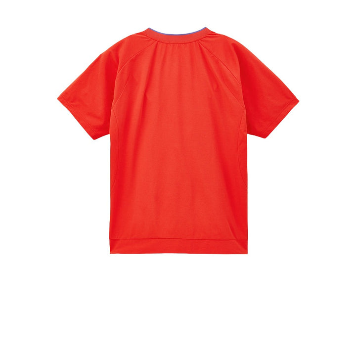 le coq sportif เสื้อฟุตบอล ผู้ชาย สีแดง (T-shirt, เสื้อยืด, เสื้อออกกำลังกาย, football, lecoq) 