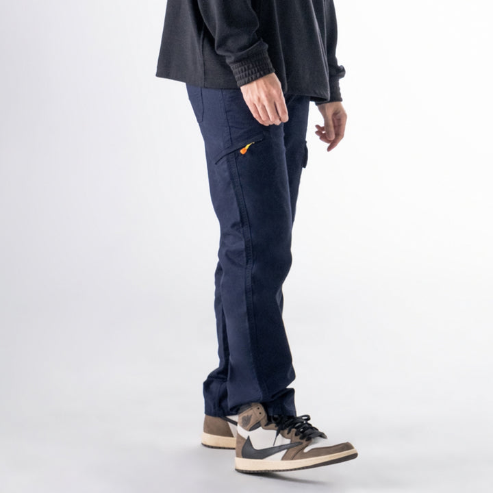 era-won กางเกงขายาว กระบอกกลาง รุ่น Cargo V2 สี Navy 