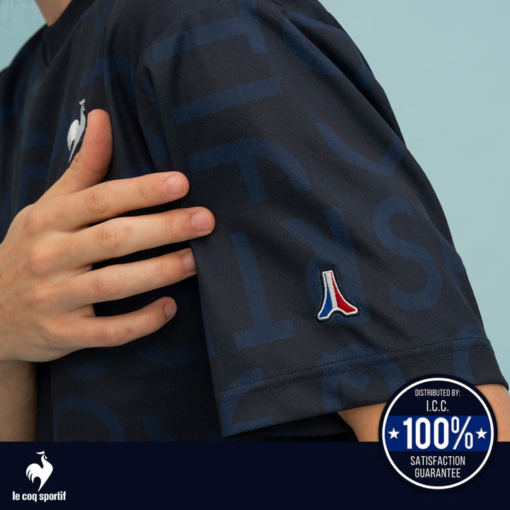 le coq sportif เสื้อเทรนนิ่ง ออกกำลังกาย ผู้ชาย สีกรม 