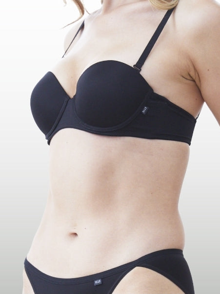 ELLE lingerie Molded bra ยกทรงมีโครง เสริมฟองน้ำ รูปแบบครึ่งเต้าสายบ่าถอดได้ - LB9515 ICCSHOPPING