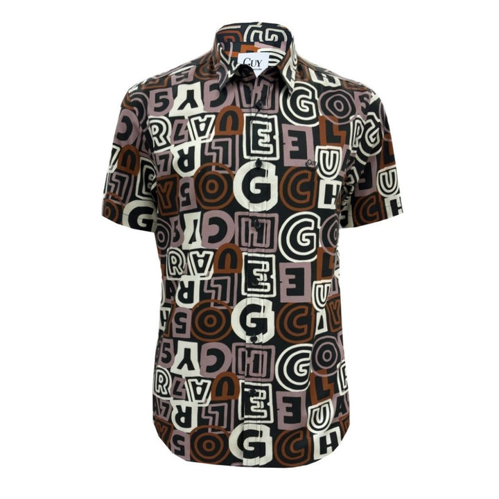Guy Laroche เสื้อเชิ๊ตแขนสั้น DAC5203S4 เนื้อผ้า Polyester 100% 