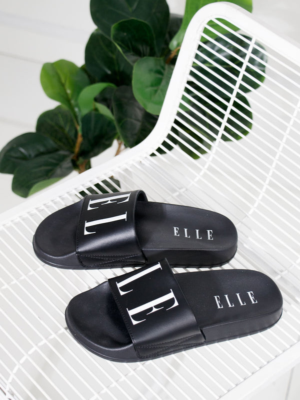 ELLE SHOES รองเท้าแตะ PVC แบบสวม ใส่ได้ทั้งชายและหญิง 