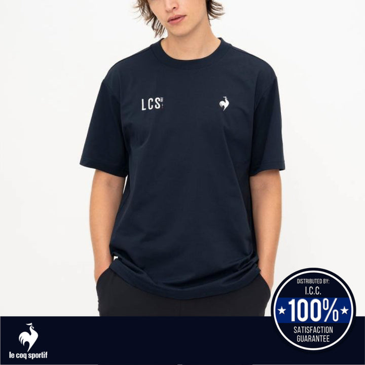 le coq sportif เสื้อยืดแขนสั้น Helanka Sunscreen NIR (ลำลอง, ออกกำลังกาย, กันแดด, แห้งเร็ว, T-shirt) ICCSHOPPING