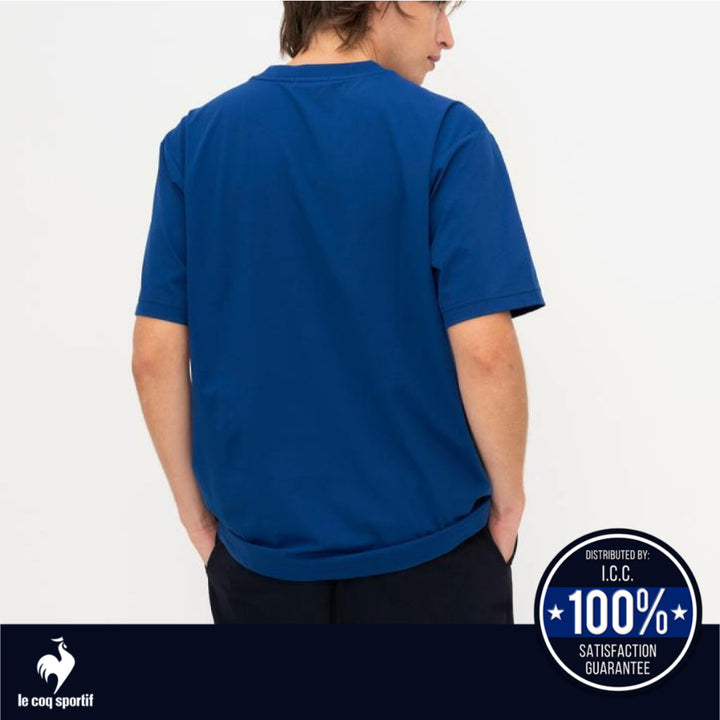 le coq sportif เสื้อยืดแขนสั้น Helanka Sunscreen NIR (ลำลอง, ออกกำลังกาย, กันแดด, แห้งเร็ว, T-shirt) ICCSHOPPING