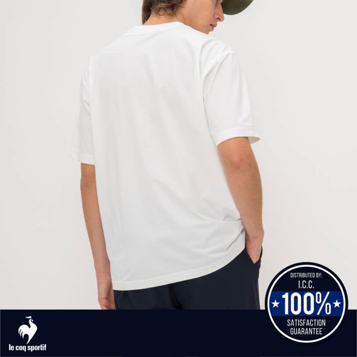 le coq sportif เสื้อยืดแขนสั้น Helanka Sunscreen NIR (ลำลอง, ออกกำลังกาย, กันแดด, แห้งเร็ว, T-shirt) ICCSHOPPING