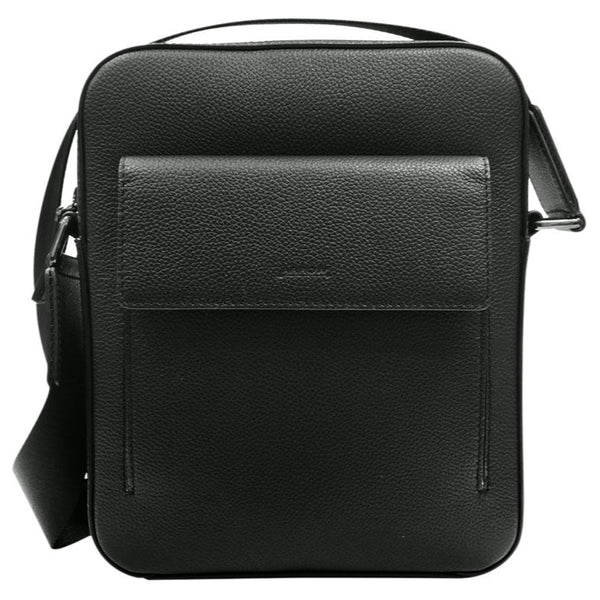ARROW กระเป๋าสะพายข้างผลิตจากหนังวัวแท้อัดลาย สีดำ รุ่น PENSA (MYCH109S5BSBLMX) ICCSHOPPING