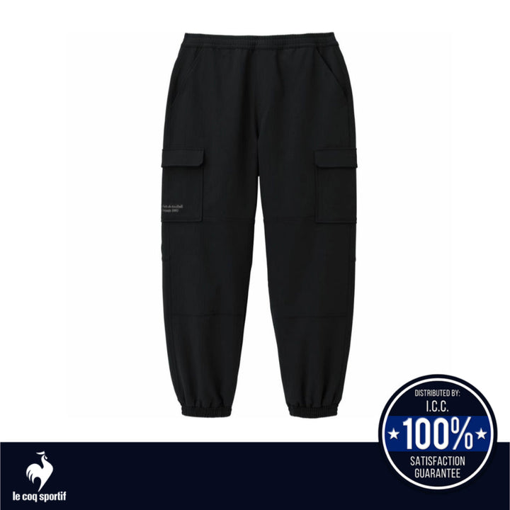 le coq sportif กางเกงขายาว ผู้ชาย สีดำ (กางเกง,ออกกำลังกาย,ลำลอง,Sport, Pants) ICCSHOPPING