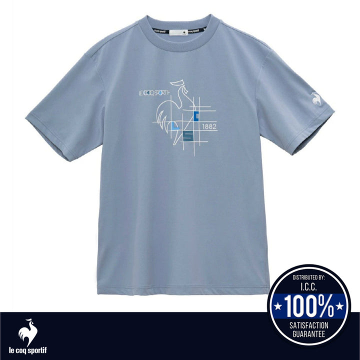 le coq sportif เสื้อยืดแขนสั้น Helanka Sunscreen NIR (ลำลอง, ออกกำลังกาย, กันแดด, แห้งเร็ว, T-shirt) Le Coq Sportif