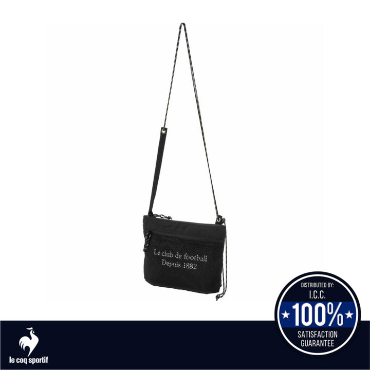 le coq sportif  กระเป๋า Crossbody bag สีดำ (กระเป๋าแฟชั่น, กระเป๋าสะพายข้าง, lecoq, เลอค็อก) ICCSHOPPING