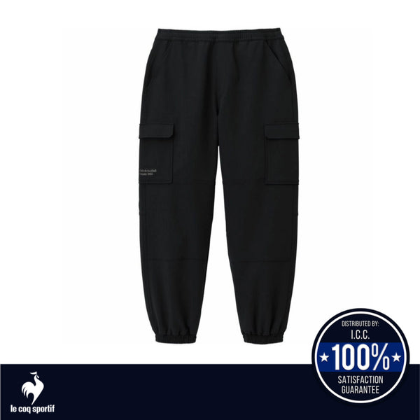 le coq sportif กางเกงขายาว ผู้ชาย สีดำ (กางเกง,ออกกำลังกาย,ลำลอง,Sport, Pants) ICCSHOPPING