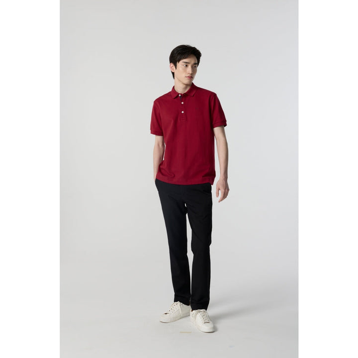 ARROW POLO เสื้อโปโลสีพื้น แขนสั้น ไม่มีกระเป๋า ทรง SMART สีแดง MPCM872-MR ICCSHOPPING