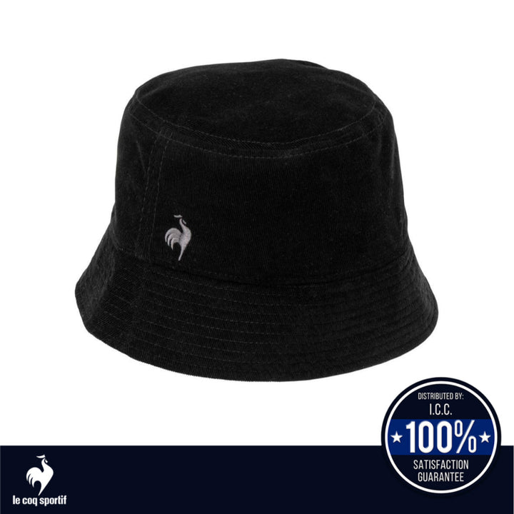 le coq sportif หมวกบัคเก็ต พับเก็บได้ สีดำ (แฟชั่น, กันแดด, bucket, lecoq, เลอค็อก, Hat) ICCSHOPPING