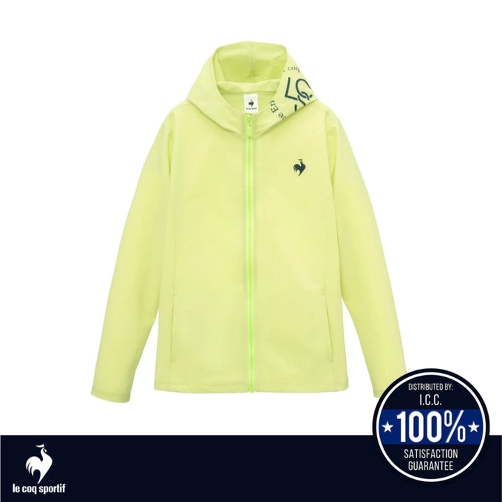 le coq sportif เสื้อแจ็คเก็ตฮู้ดผู้หญิง สีเขียว (Jacket,กันน้ำ,กันรังสียูวี(UPF50+),SOLOTEX PREMIUM) ICCSHOPPING
