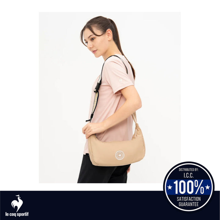 Le Coq Sportif Body Bag กระเป๋าสะพายข้าง สีเบจ (กระเป๋า, lecoq,sport) ICCSHOPPING