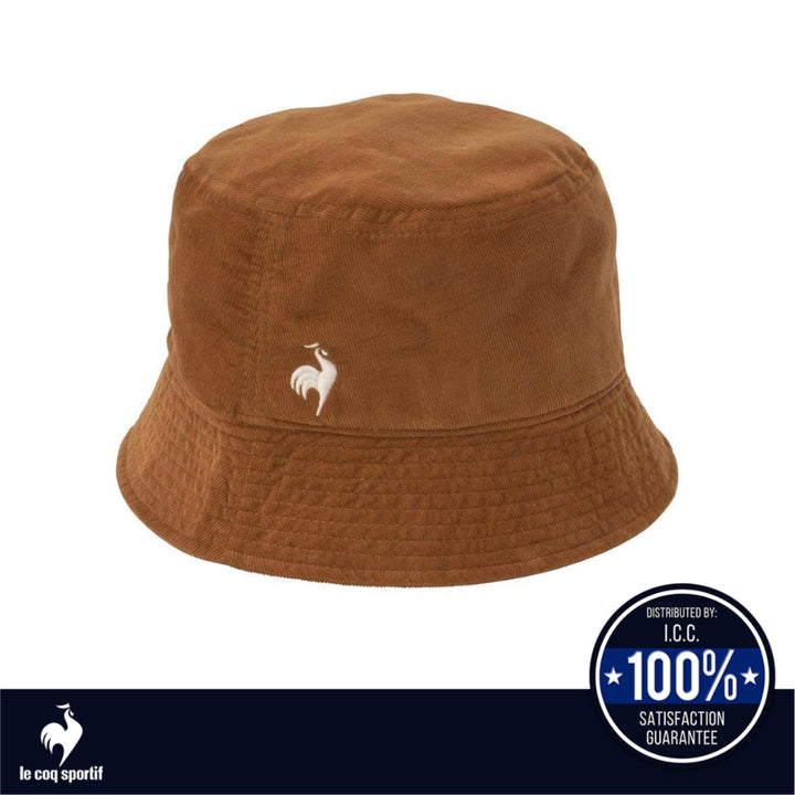 le coq sportif หมวกบัคเก็ต พับเก็บได้ สีน้ำตาล (แฟชั่น, กันแดด, bucket, lecoq, เลอค็อก, Hat) ICCSHOPPING