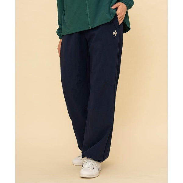 le coq sportif กางเกงขายาว LCS Plume Rib Cross Pants ผู้หญิง สีกรมท่า (กีฬา,เทนนิส,sport,lecoq) ICCSHOPPING