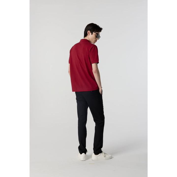 ARROW POLO เสื้อโปโลสีพื้น แขนสั้น ไม่มีกระเป๋า ทรง SMART สีแดง MPCM872-MR ICCSHOPPING