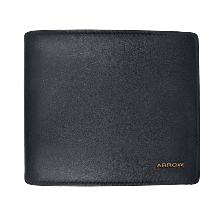 ARROW กระเป๋าสตางค์ผู้ชาย พับสั้น 8 การ์ด สีกรมท่า (หนังวัวแท้) รุ่น COLUM (MYCW138W4BSNV8C) ICCSHOPPING