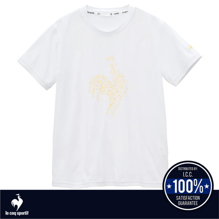 le coq sportif เสื้อยืดผู้หญิงแขนสั้น Sunscreen NIR (ลำลอง, ออกกำลังกาย, กันแดด, แห้งเร็ว, T-shirt) ICCSHOPPING