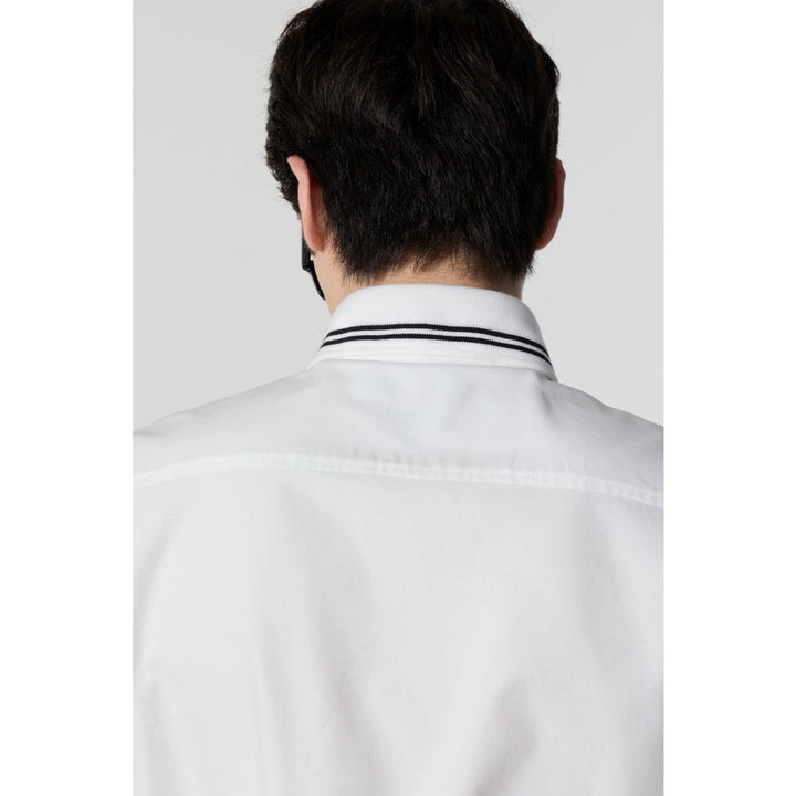 ARROW OXFOED Shirt ผ้ายืด - เสื้อเชิ้ตแขนยาว  ทรง Smart สีขาว MACM822-WH ICCSHOPPING