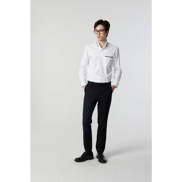 ARROW OXFOED Shirt ผ้ายืด - เสื้อเชิ้ตแขนยาว  ทรง Smart สีขาว MACM822-WH ICCSHOPPING