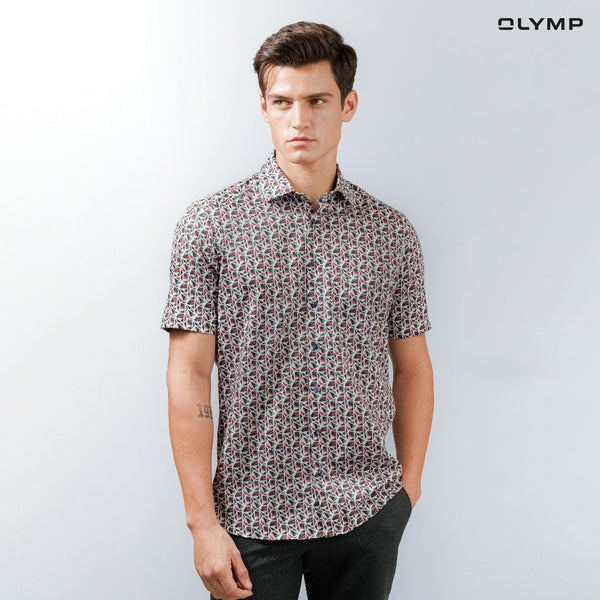OLYMP LUXOR Shirt เสื้อเชิ้ตชายแขนสั้น มีหลายสีให้เลือก SUMM24 ICCSHOPPING